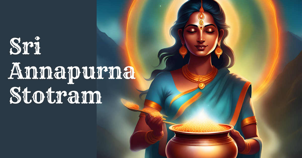 annapurna stotram telugu pdf